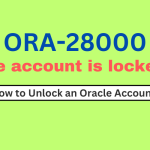ORA-28000: The account is locked