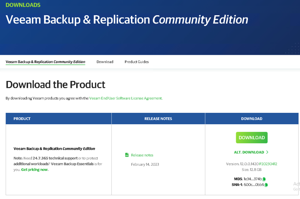 Download Veeam